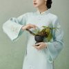 Áo Dài Diên Phúc Xanh Ngọc