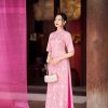 Áo dài cách tân in họa tiết AD158