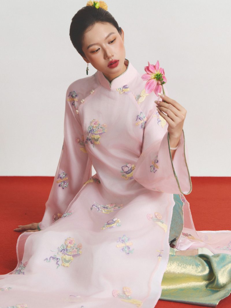 Áo Dài Hồng Châu